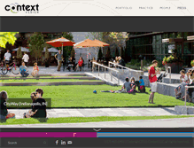 Tablet Screenshot of context-design.com